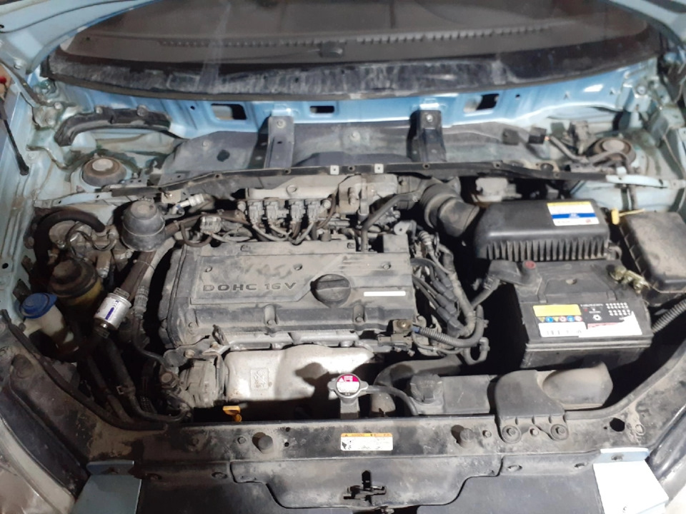 Профилактика трапеции дворников — Hyundai Getz, 1,4 л, 2008 года ...