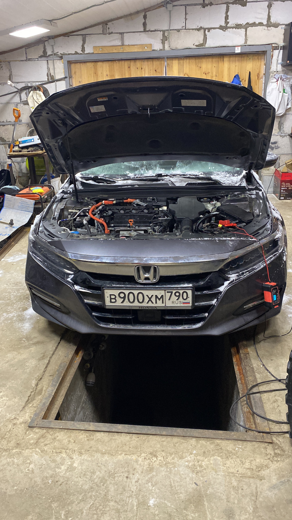 Н. Г. Праздники или как я отогревал глушитель))) — Honda Accord (10G), 2 л,  2019 года | другое | DRIVE2