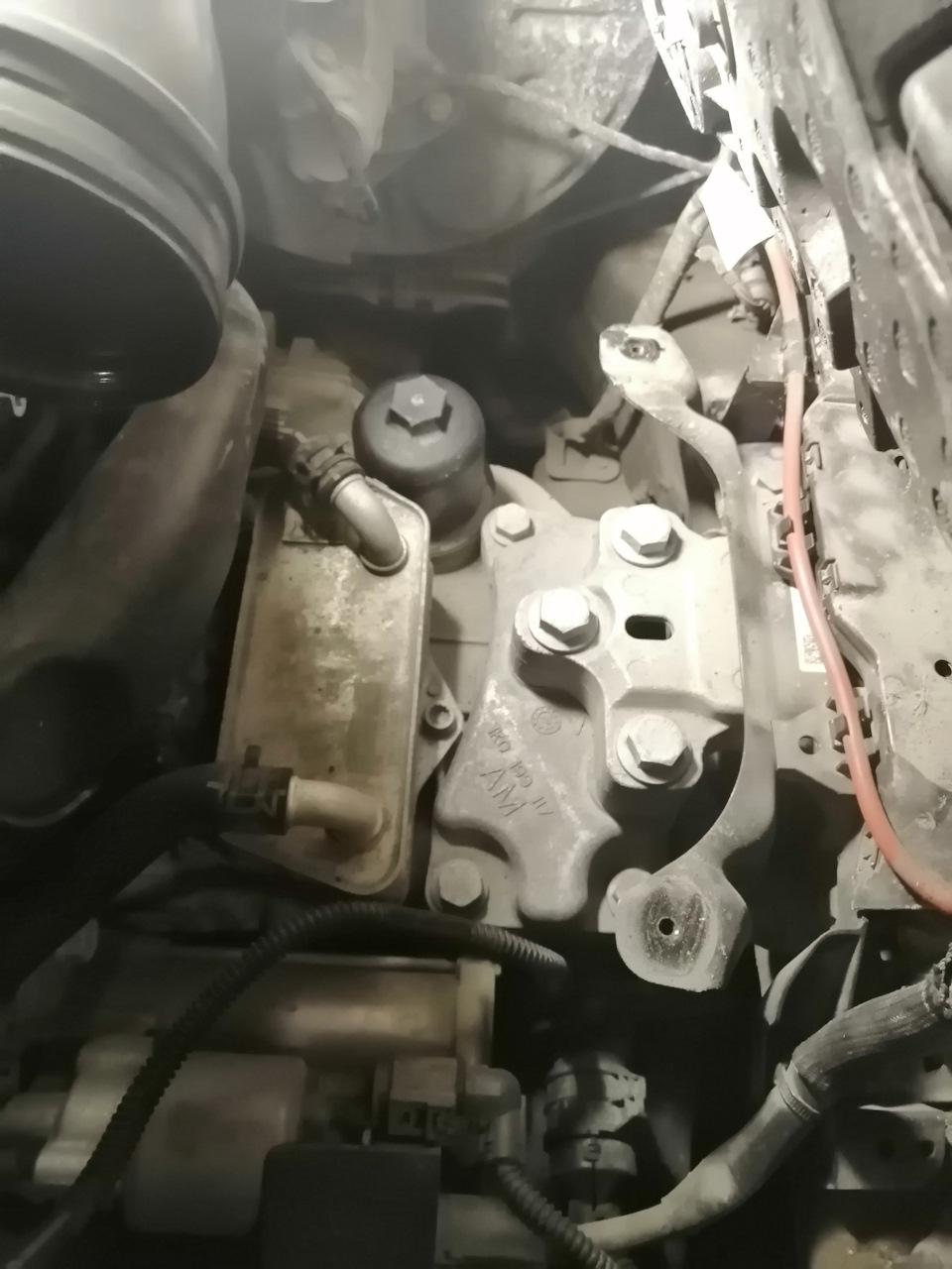 Частичная замена масла Дсг-6 — Skoda Octavia Scout A7 Mk3, 1,8 л, 2016 ...