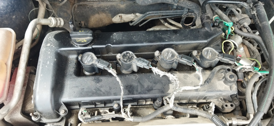 Замена клапанной крышки пластик на алюминий. — Ford Focus Sedan II, 1,8 ...