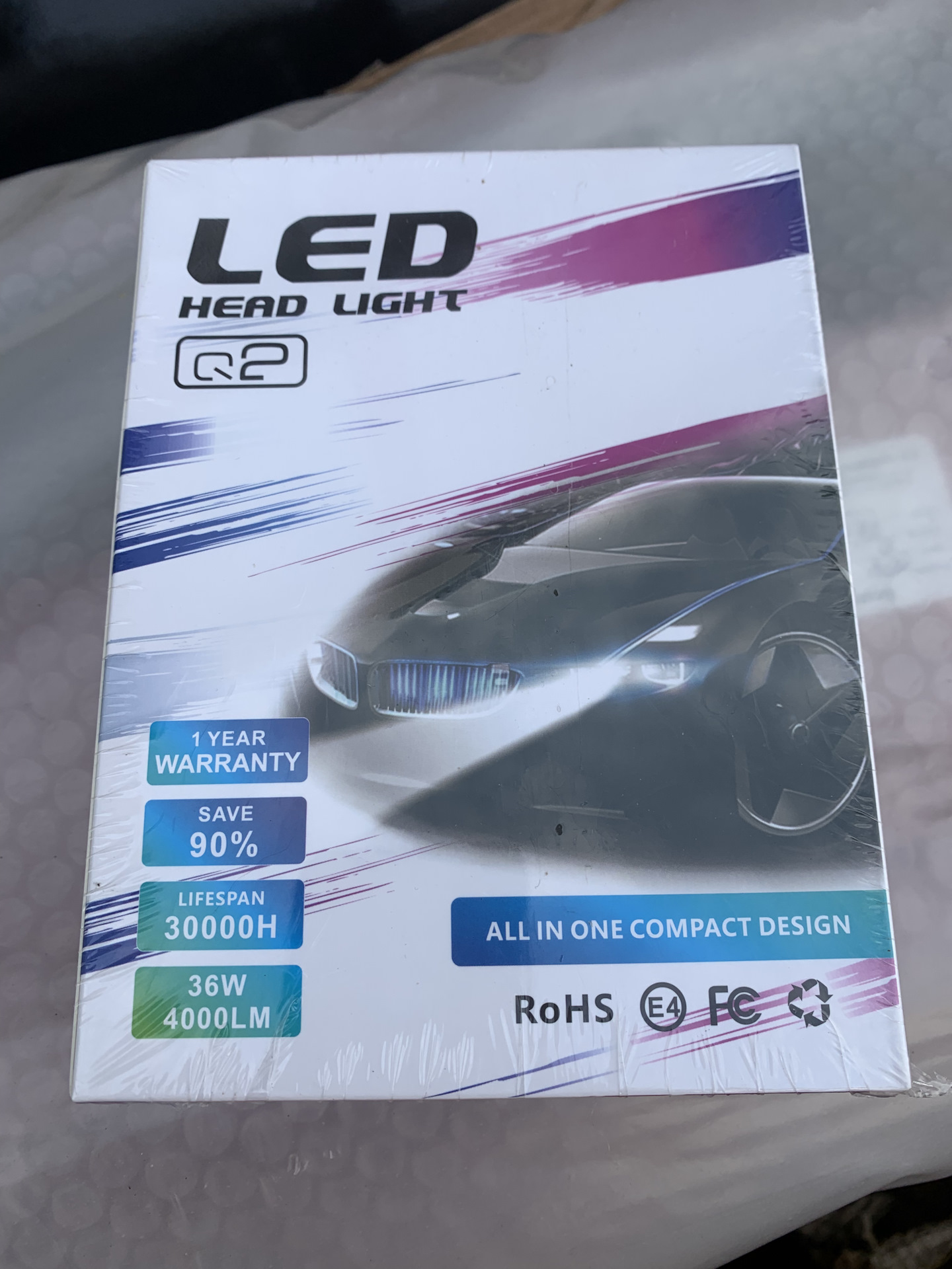LED лампы в туманки Лада Гранта — Lada Гранта Лифтбек (1G), 1,6 л, 2015 ...