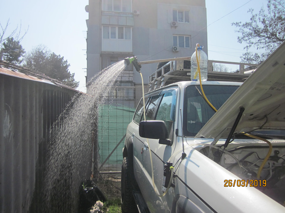 душ с насосом — Nissan Patrol (Y61)