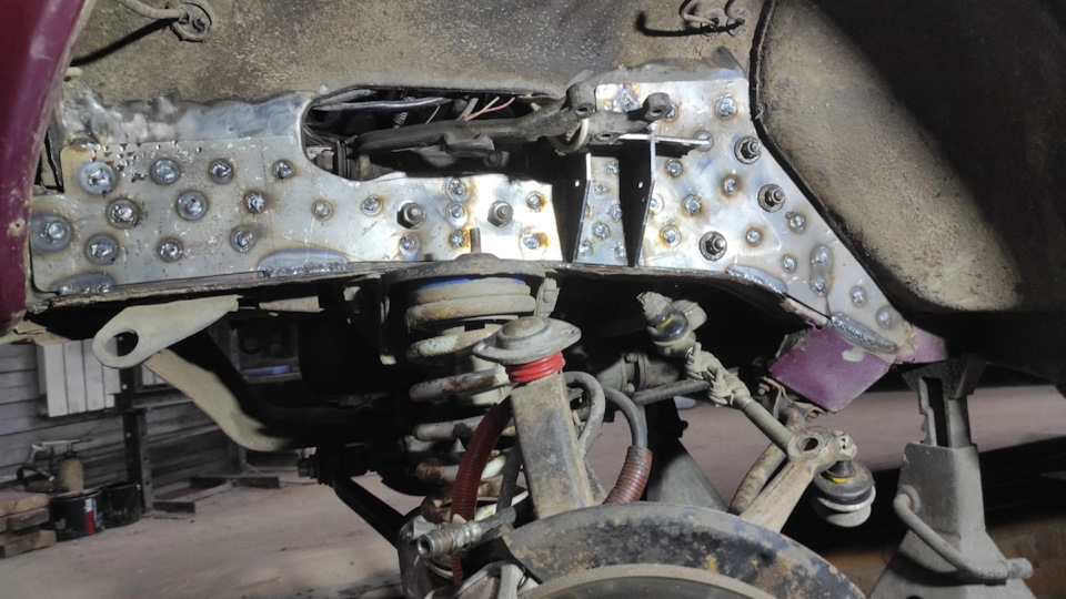 Доработки нивы, усиление кузова, установка ГУР. — Lada 4x4 3D, 1,7 л ...