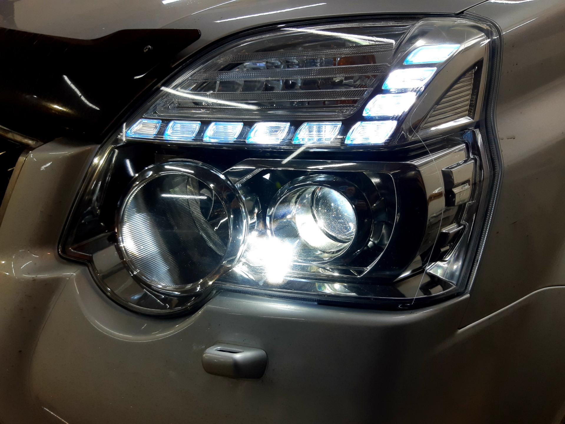 ниссан х-трейл т31 установка Bi-Led линзы — DRIVE2