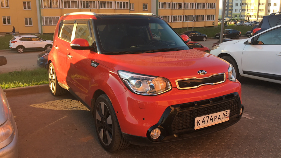 Kia Soul Red line передний обвес