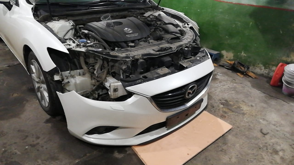 Полировка Фар с лаком — Mazda 6 (3G) GJ, 2 л, 2014 года | стайлинг | DRIVE2