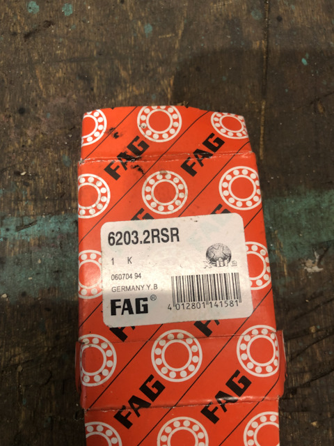 62032RSR Подшипник ролика натяжителя SCANIA FAG | Запчасти на DRIVE2