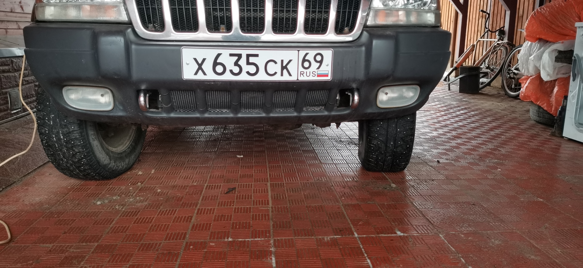 Буксировка jeep grand cherokee wk2 2014