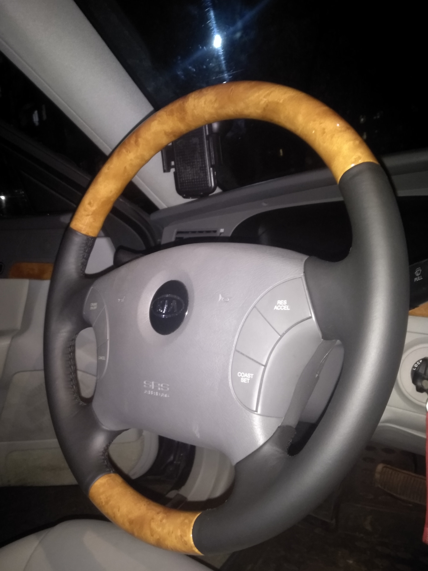 Новый руль Киа Опирус — KIA Opirus, 3,5 л, 2006 года | тюнинг | DRIVE2