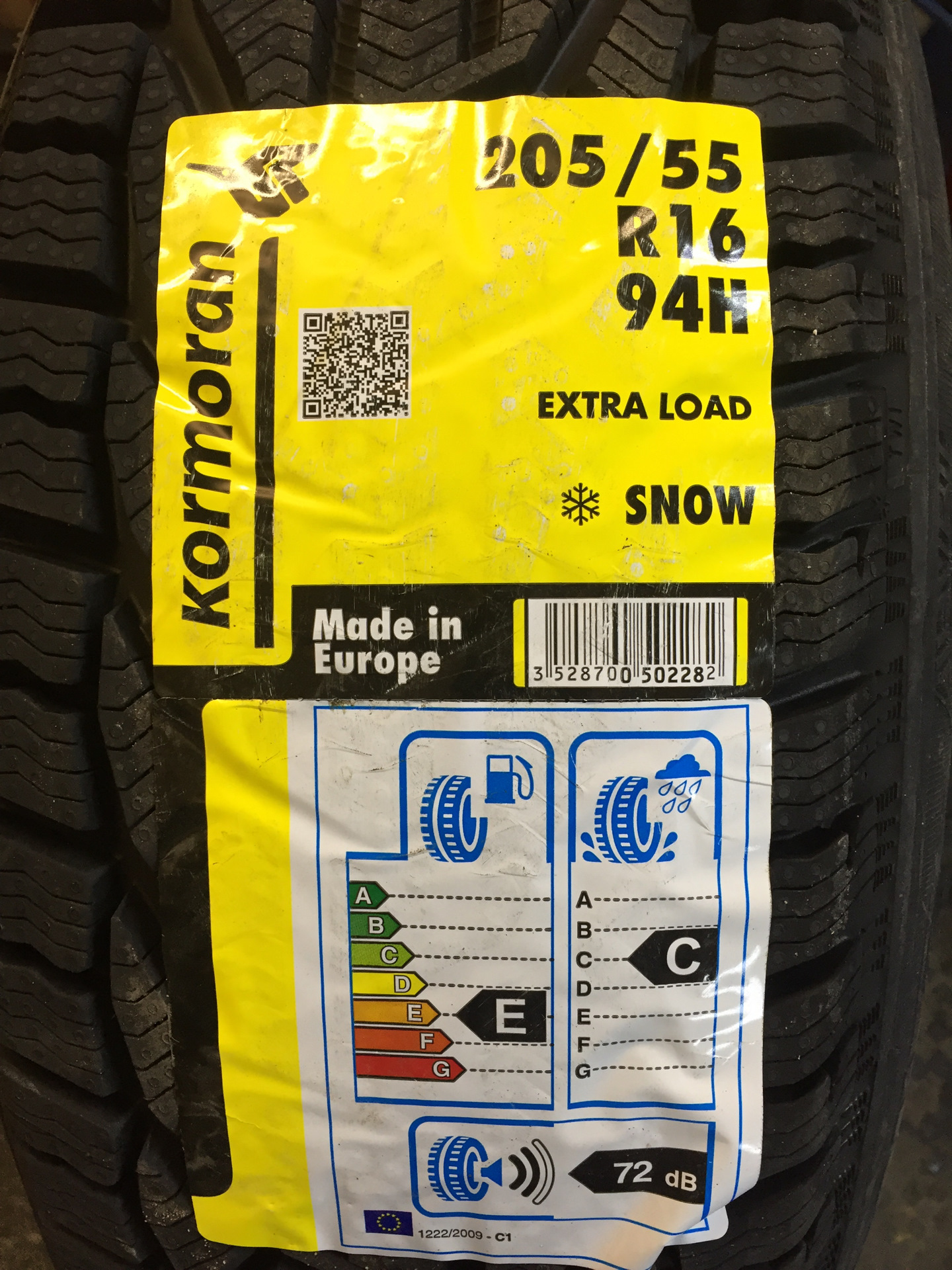 Kormoran snow — Skoda Superb Mk2, 1,8 л, 2013 года | шины | DRIVE2