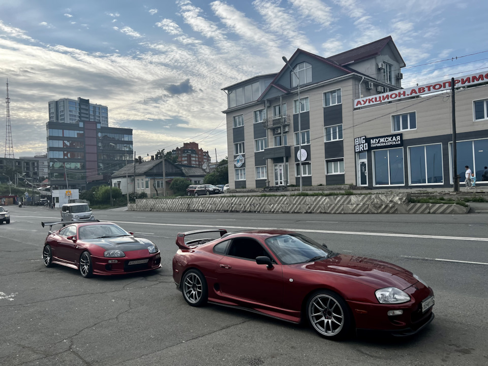 Немного пересеклись с Женей!) — Toyota Supra (80)