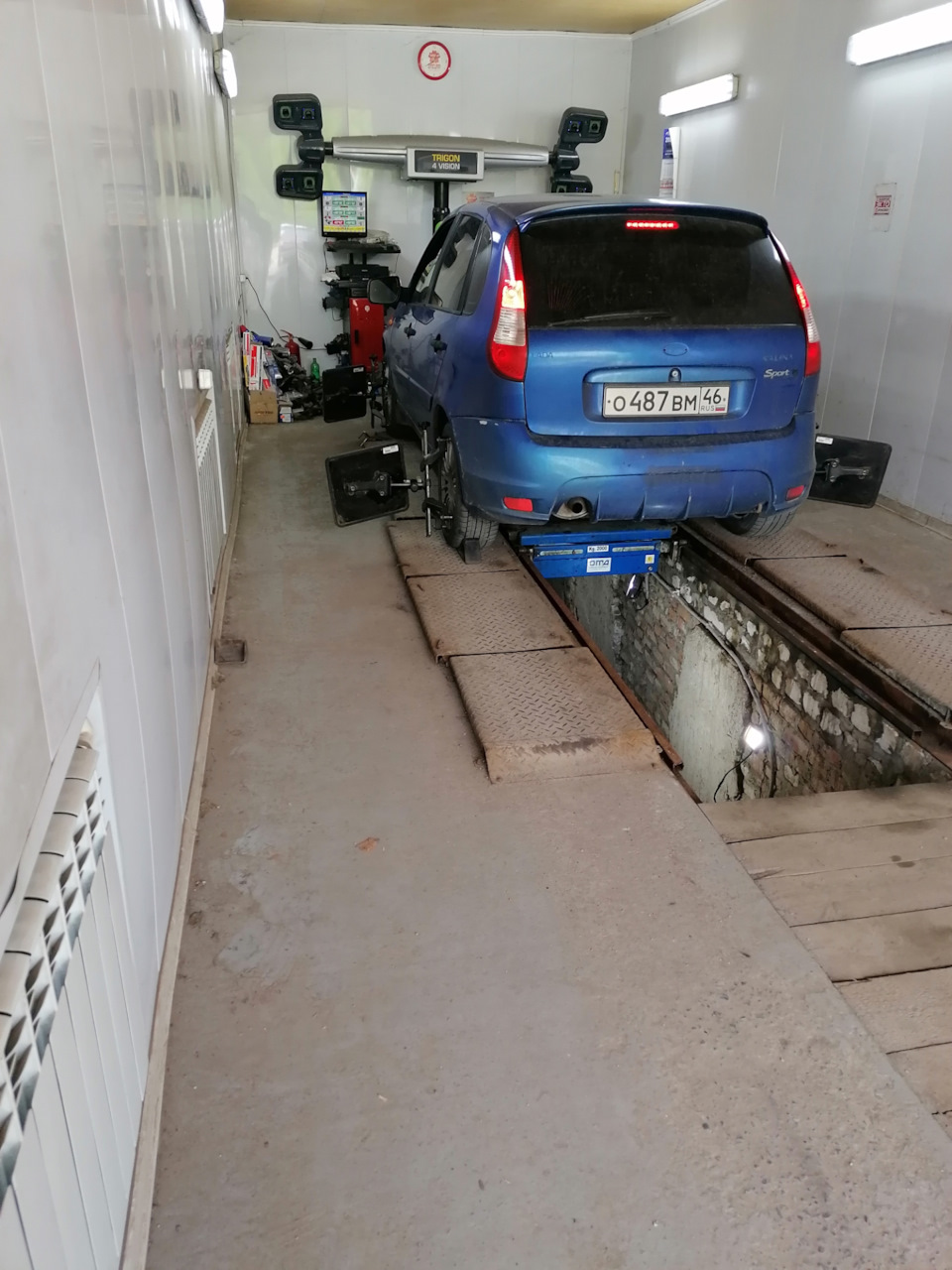 Сход развал и замена рулевых наконечников — Lada Калина Спорт (1G), 1,6 ...