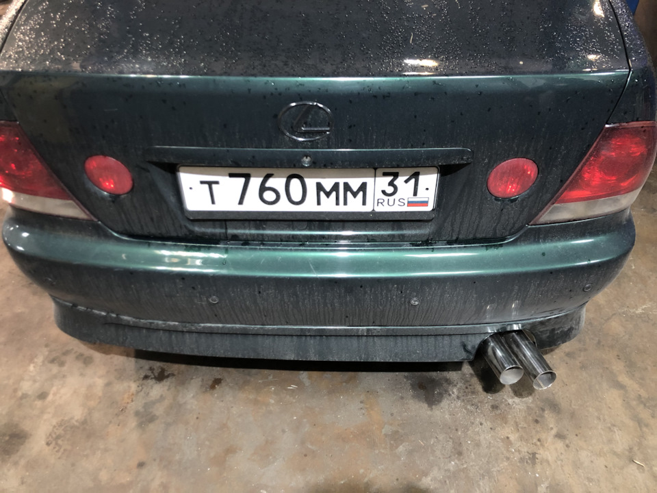 Мини шотган или самец стесняша )) — Lexus IS, 2 л, 2002 года ...
