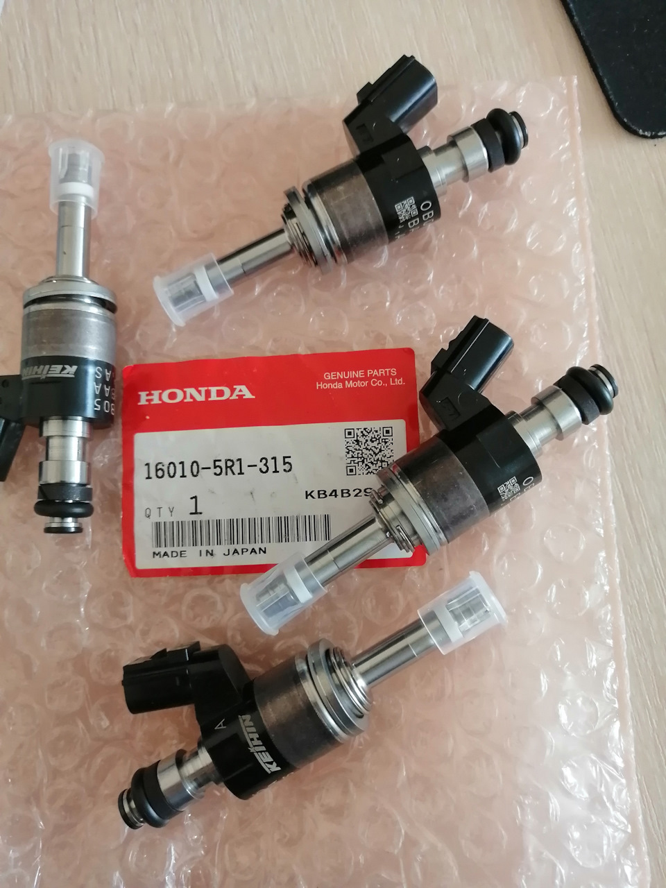 HONDA ホンダ用16010-5R1-315 燃料インジェクター 4 個セット