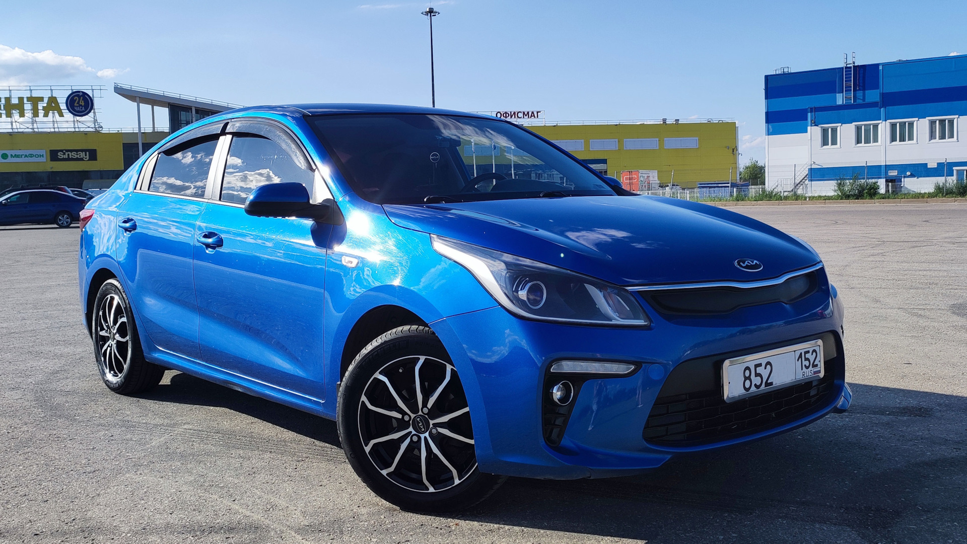 KIA Rio (4G) 1.6 бензиновый 2017 | Морской Синий на DRIVE2