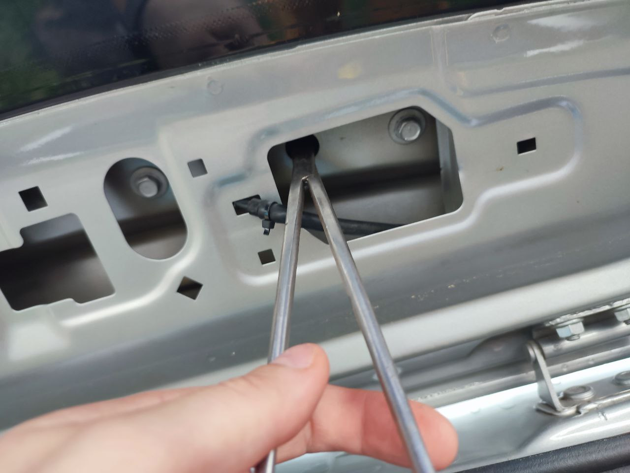 ♌334ヅ Омыватель камеры CleanCam — Nissan Qashqai (2G), 2 л, 2014 года ...