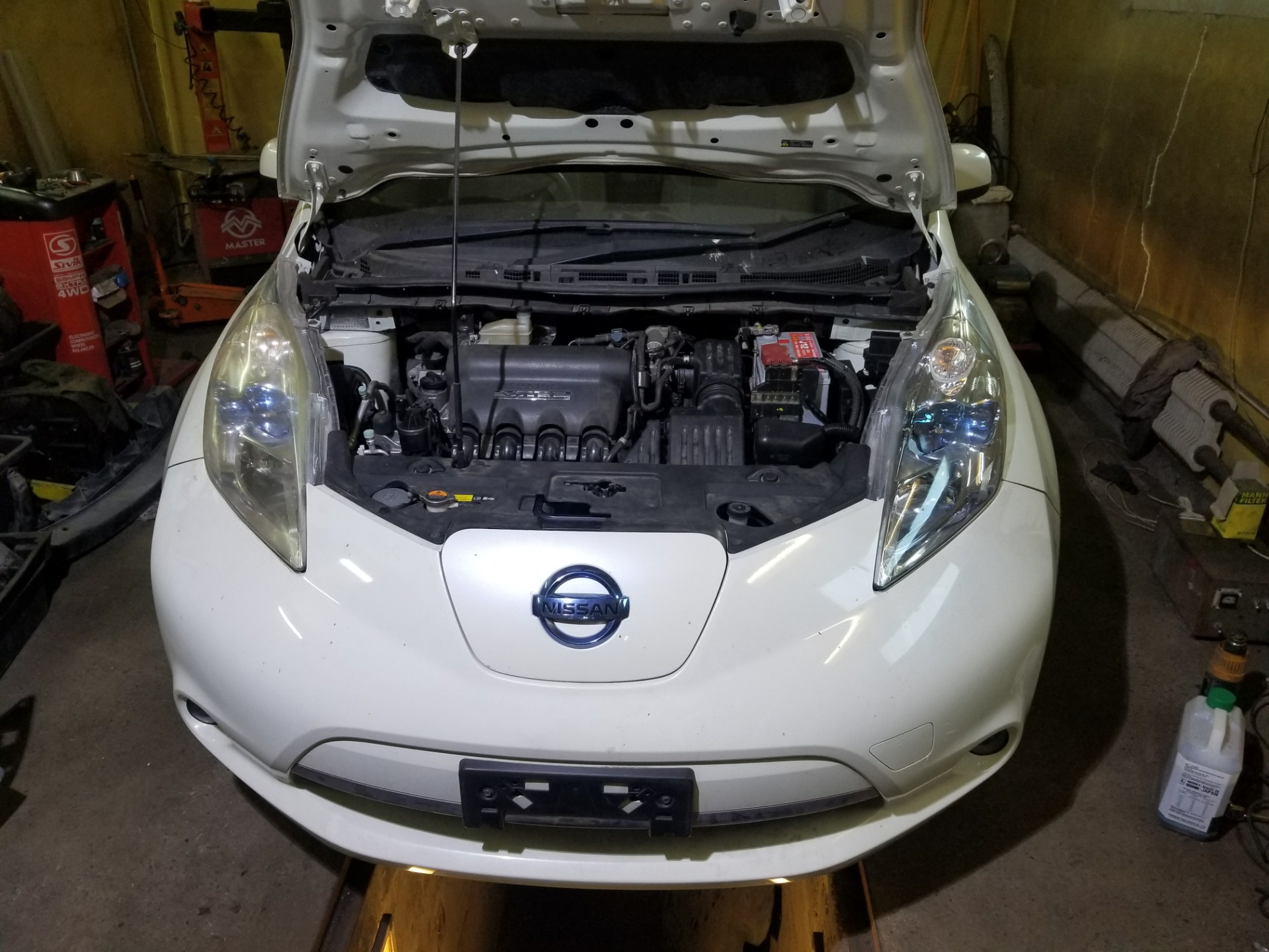 Двигатель nissan leaf