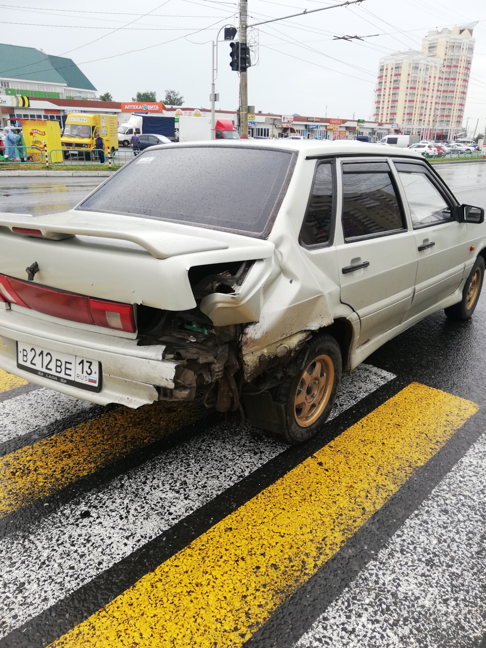 Тотал — Lada 2115, 1,5 л, 2005 года | ДТП | DRIVE2