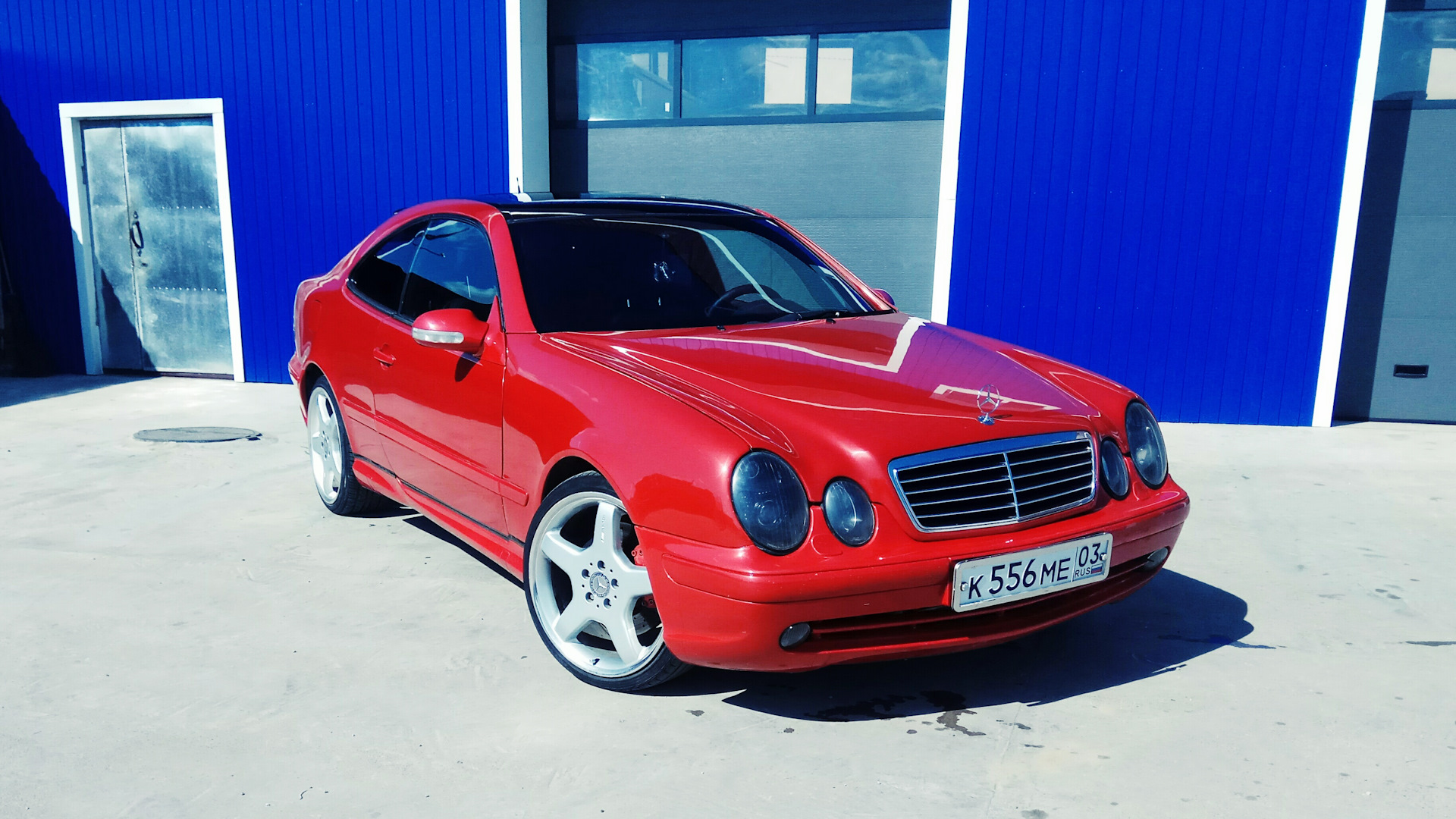 Mercedes-Benz CLK (W208) 2.3 бензиновый 1998 | 230к. Красный метеорит на  DRIVE2