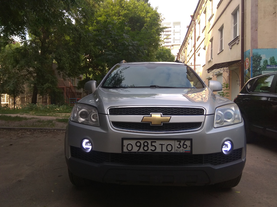 Подключение светодиодных ДХО и ПТФ. — Chevrolet Captiva (1G), 2,4 л ...