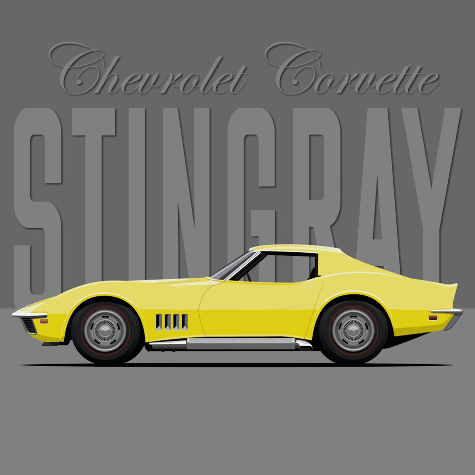 Рисунок Chevrolet Corvette Stingray — DRIVE2