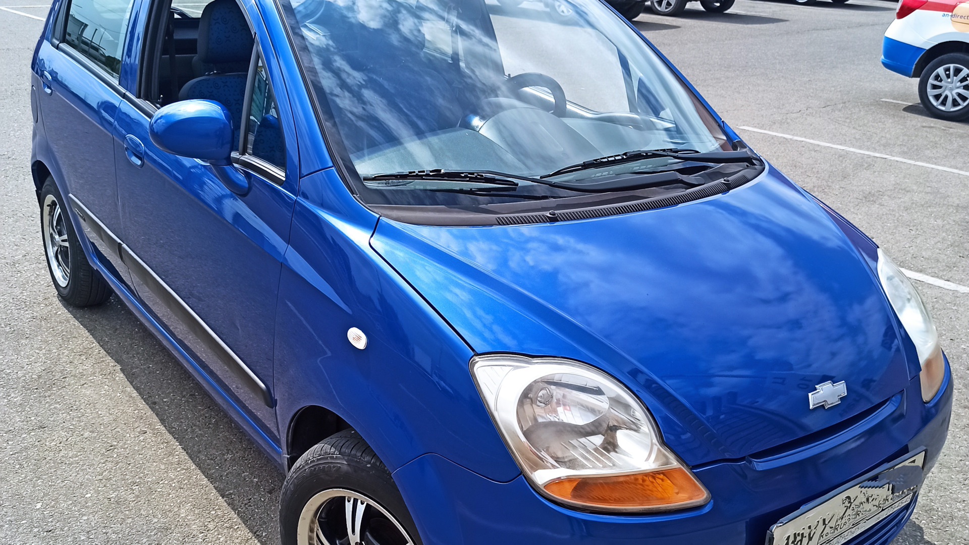 Chevrolet Spark (M200, M250) 0.8 бензиновый 2007 | Синий жук на DRIVE2