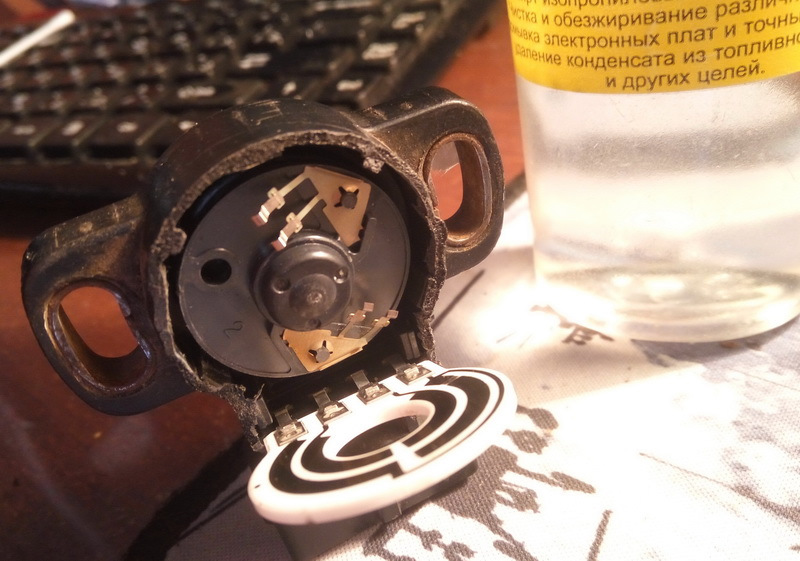 разборка, чистка датчика ДПДЗ — Mitsubishi Carisma, 1,6 л, 1998 года ...
