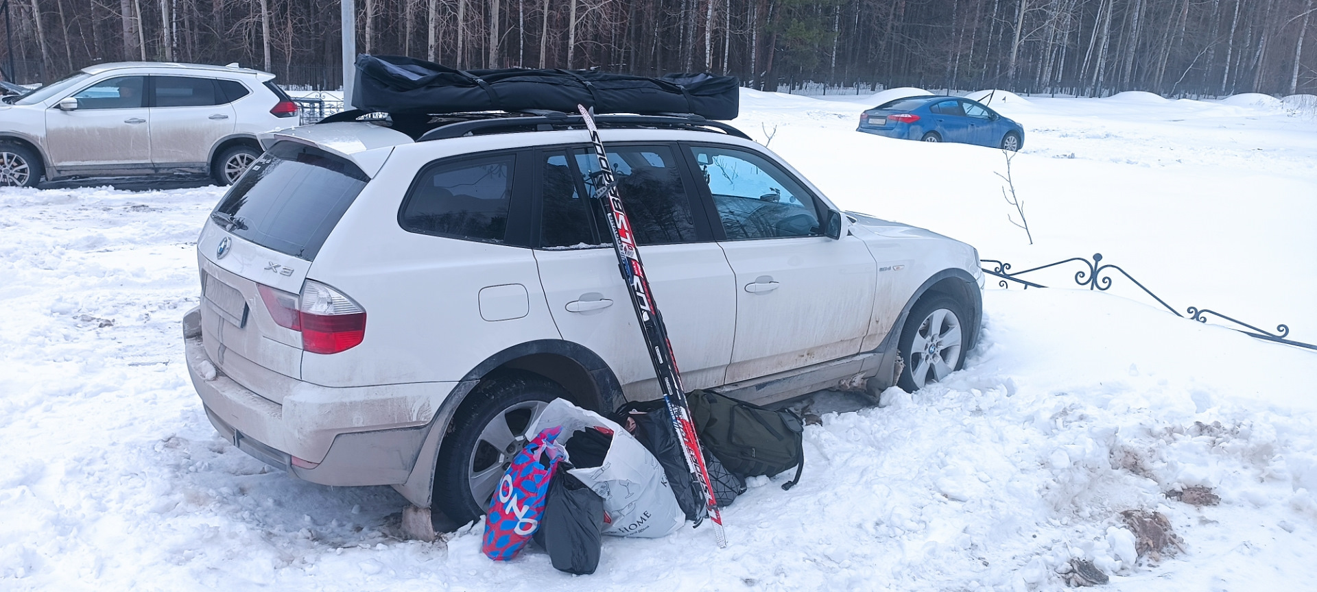 Февраль, Путешествие, ARMAuto, Ижевск. — BMW X3 (E83), 2 л, 2007 года ...