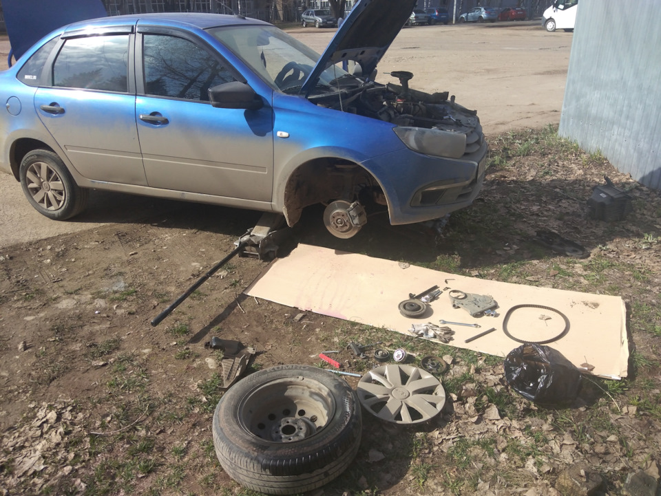 Все равно не спокойно. Помпа БЕЛМАГ. Сколько проходит? — Lada Гранта ...