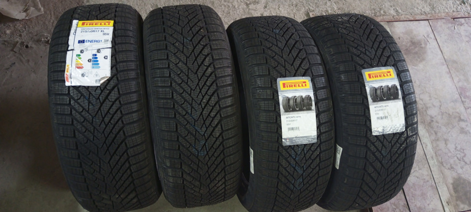 Зимние шины Pirelli Winter Cinturato 2 215/50 R17 — Skoda Octavia A7 ...