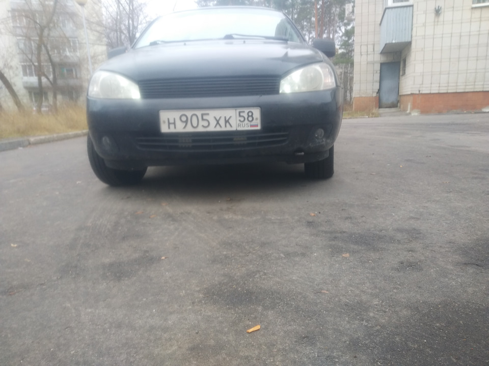 Губа от Cruze на калину 1 — Lada Калина хэтчбек, 1,6 л, 2012 года ...