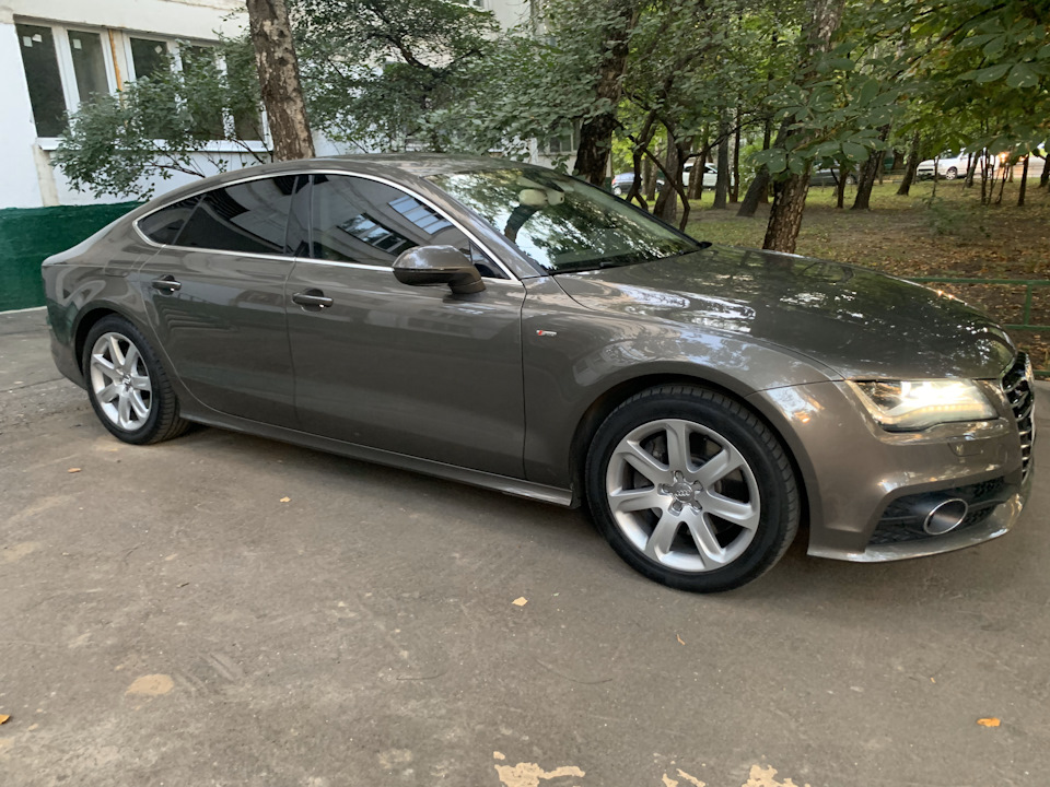 Тонировка — Audi A7 Sportback (1G), 3 л, 2012 года | своими руками | DRIVE2