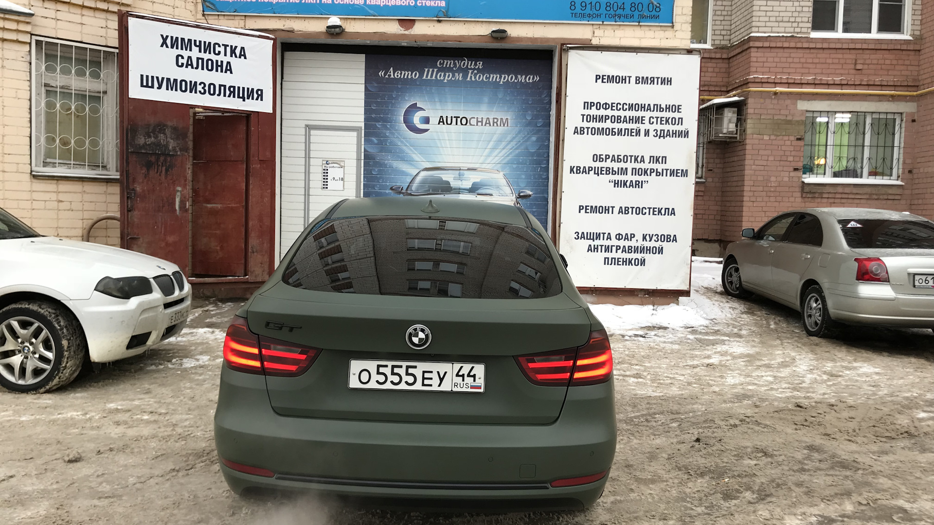 BMW 3 series Gran Turismo (F34) 2.0 дизельный 2013 | Military green на  DRIVE2