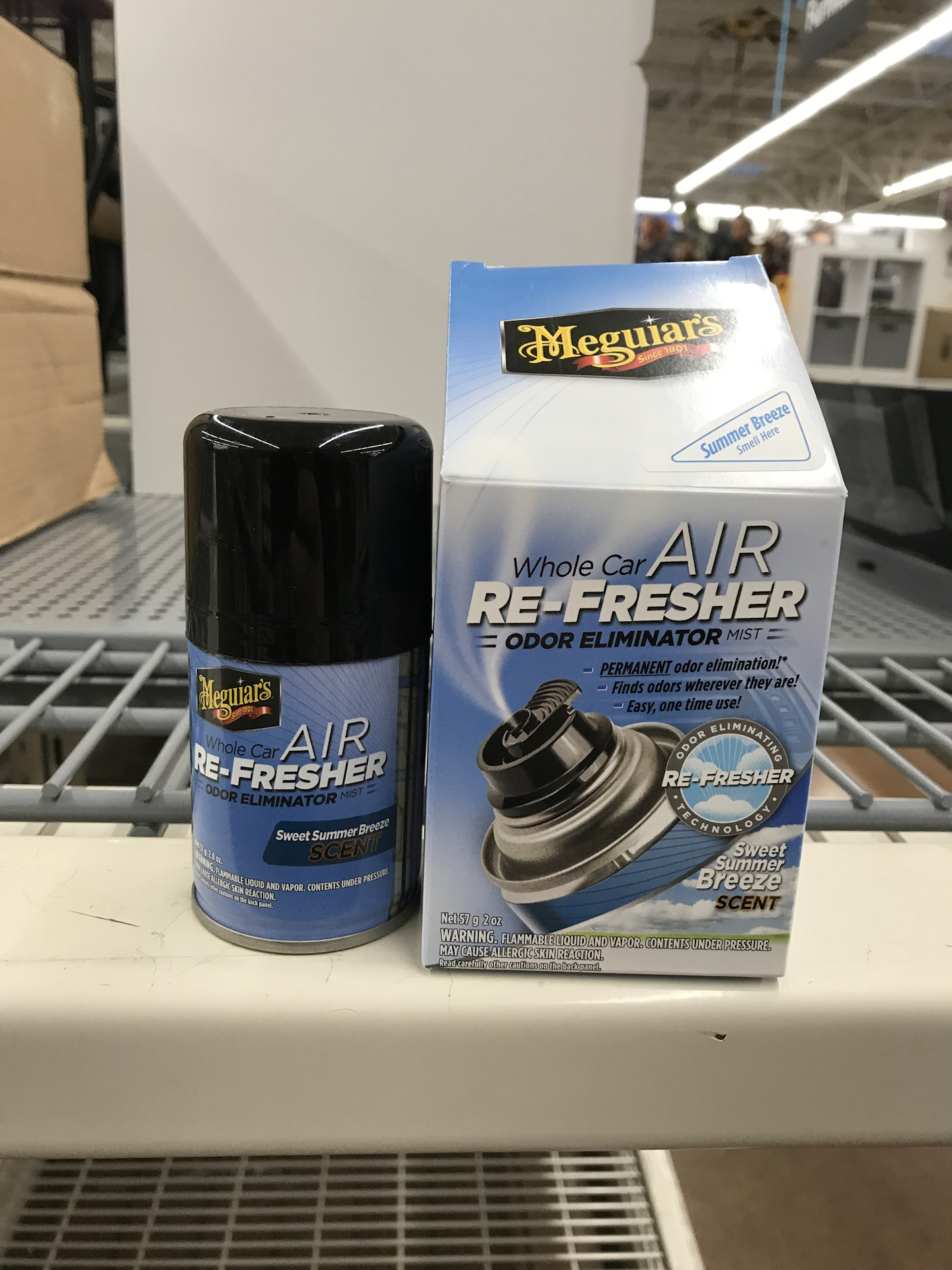 Car fresher. Meguiars Air Refresher.