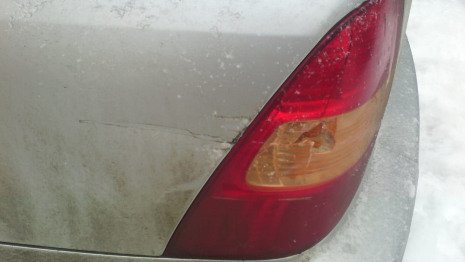 Грусти пост — Toyota Corolla (120), 1,6 л, 2003 года | ДТП | DRIVE2