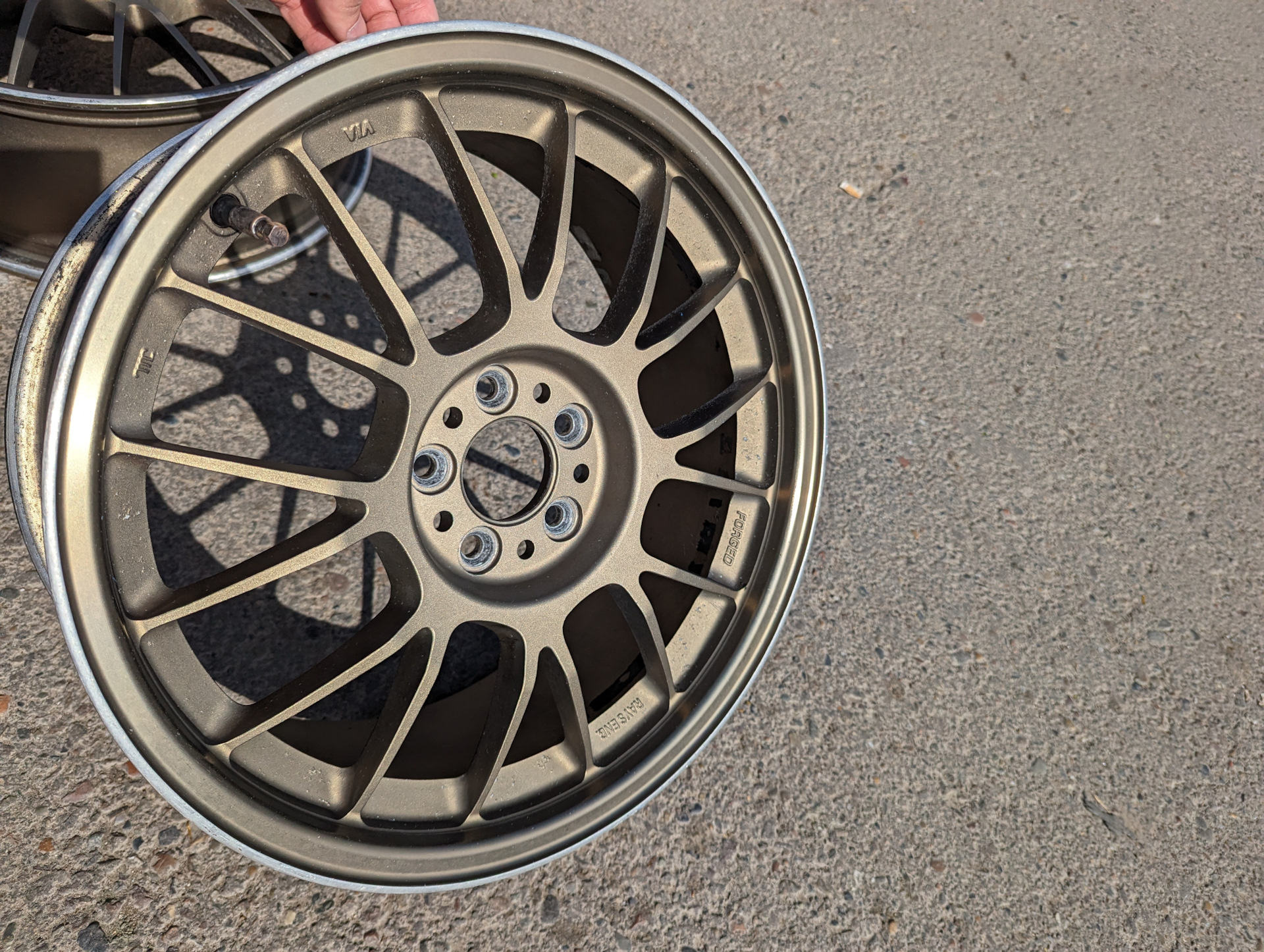 Красивые кованые диски RAYS Volk Racing SE37 R17 — Subaru Outback (BP ...