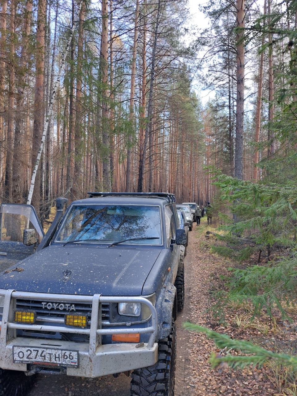 Поездка на Адуй камень. До Шайтан камня не доехали. 21 октября 2023. —  Toyota Land Cruiser Prado 70-series, 3 л, 1992 года | покатушки | DRIVE2