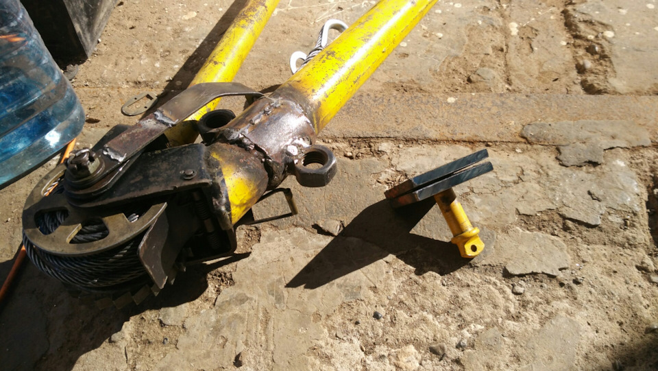 Модернизация самоспасателя из советского союза. Ручная лебёдка спутник ...