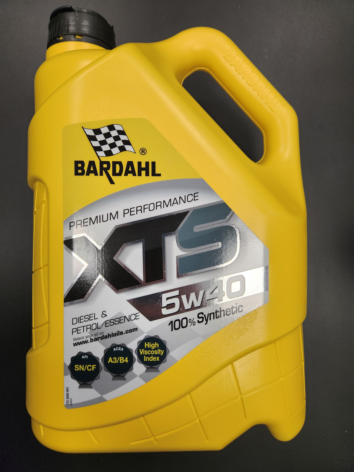 BARDAHL XTS 5W40 API SN/CF ACEA A3/B4 (1 litre)