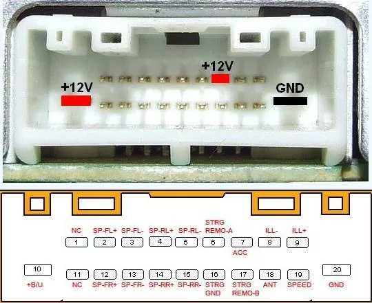 Магнитола nissan agc 0071rf схема подключения