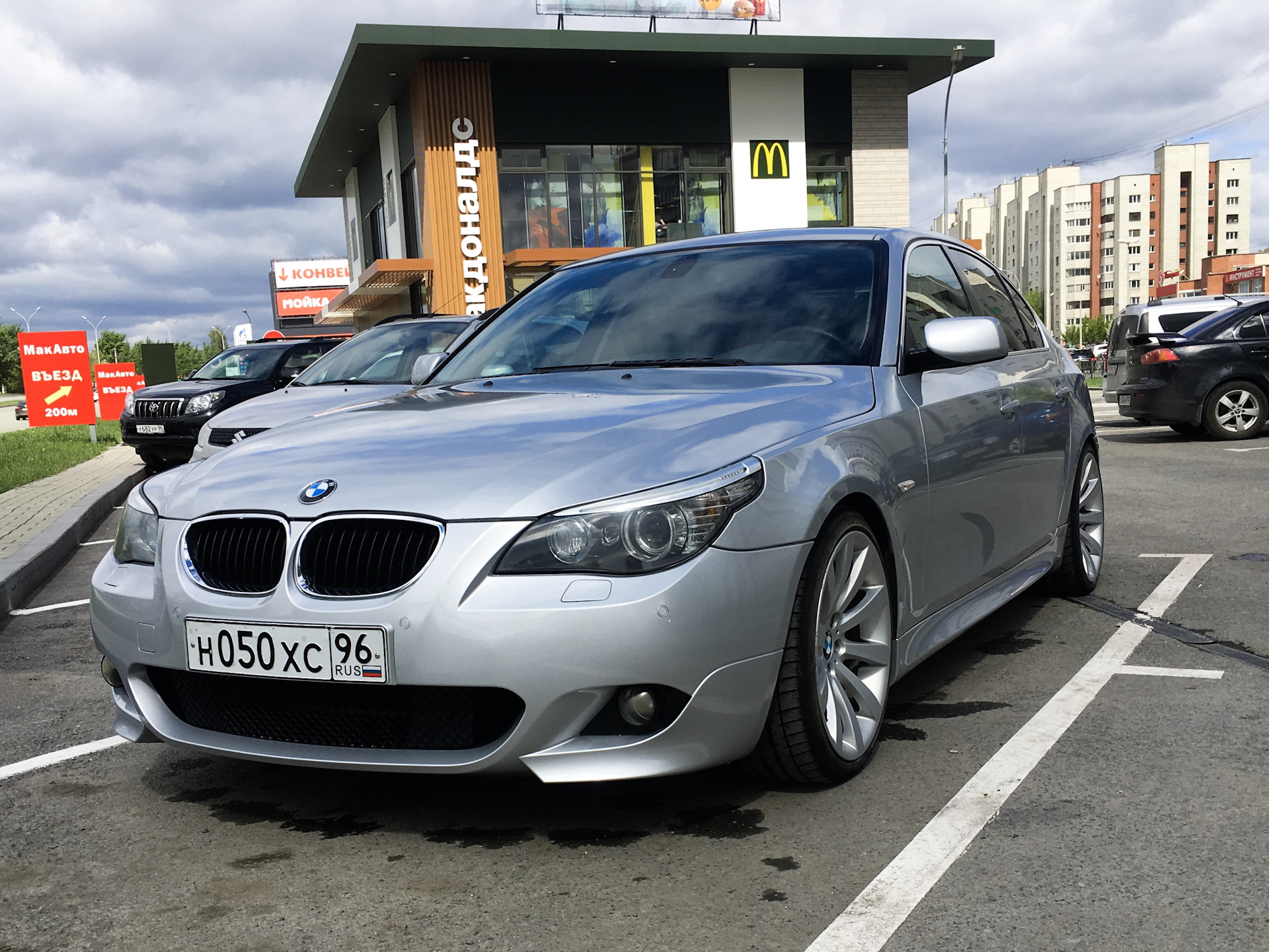 Дооснащение | Аэродинамический комплект M Technic (S715A) — BMW 5 series  (E60), 2,2 л, 2003 года | стайлинг | DRIVE2