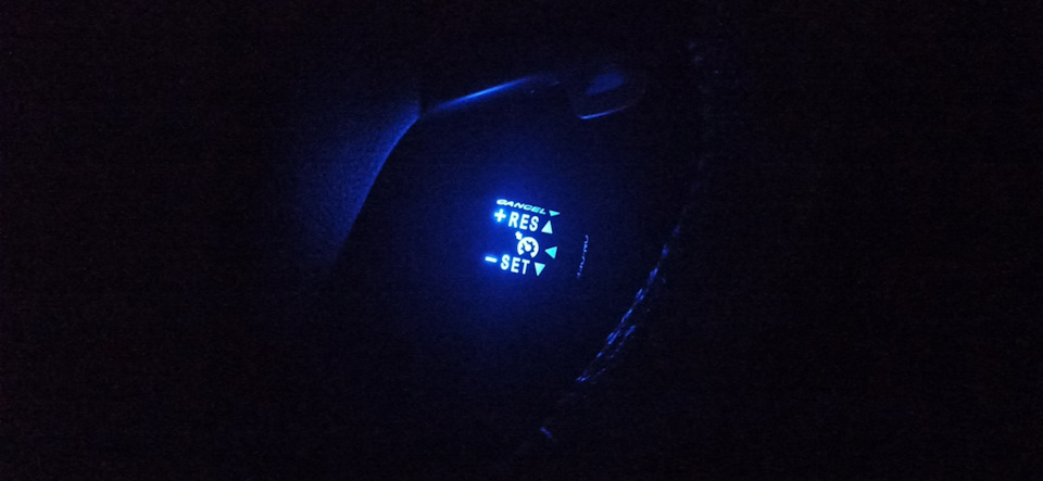 Рычажок круиза с подсветкой — Toyota Wish (AE20), 1,8 л, 2012 года ...