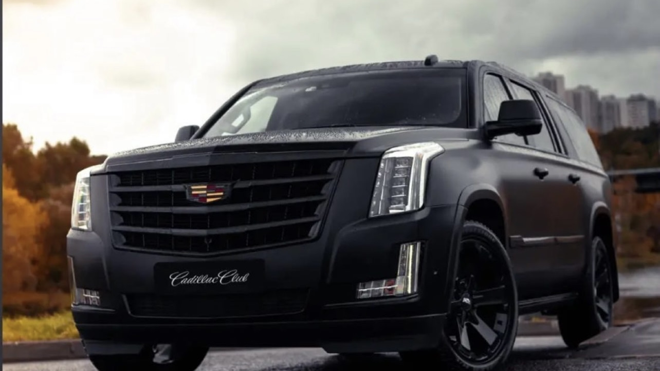 Cadillac Escalade ESV (3G) 6.2 бензиновый 2019 | Черный УФФ Матовый на  DRIVE2