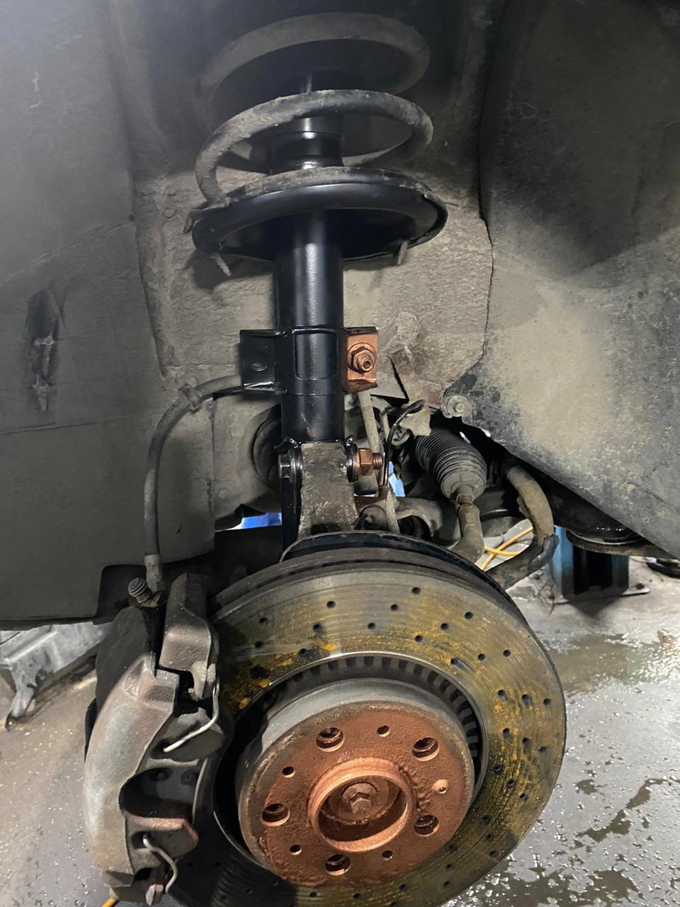 Замена передних стоек, замена гофры, замена фильтра HALDEX, замена ...