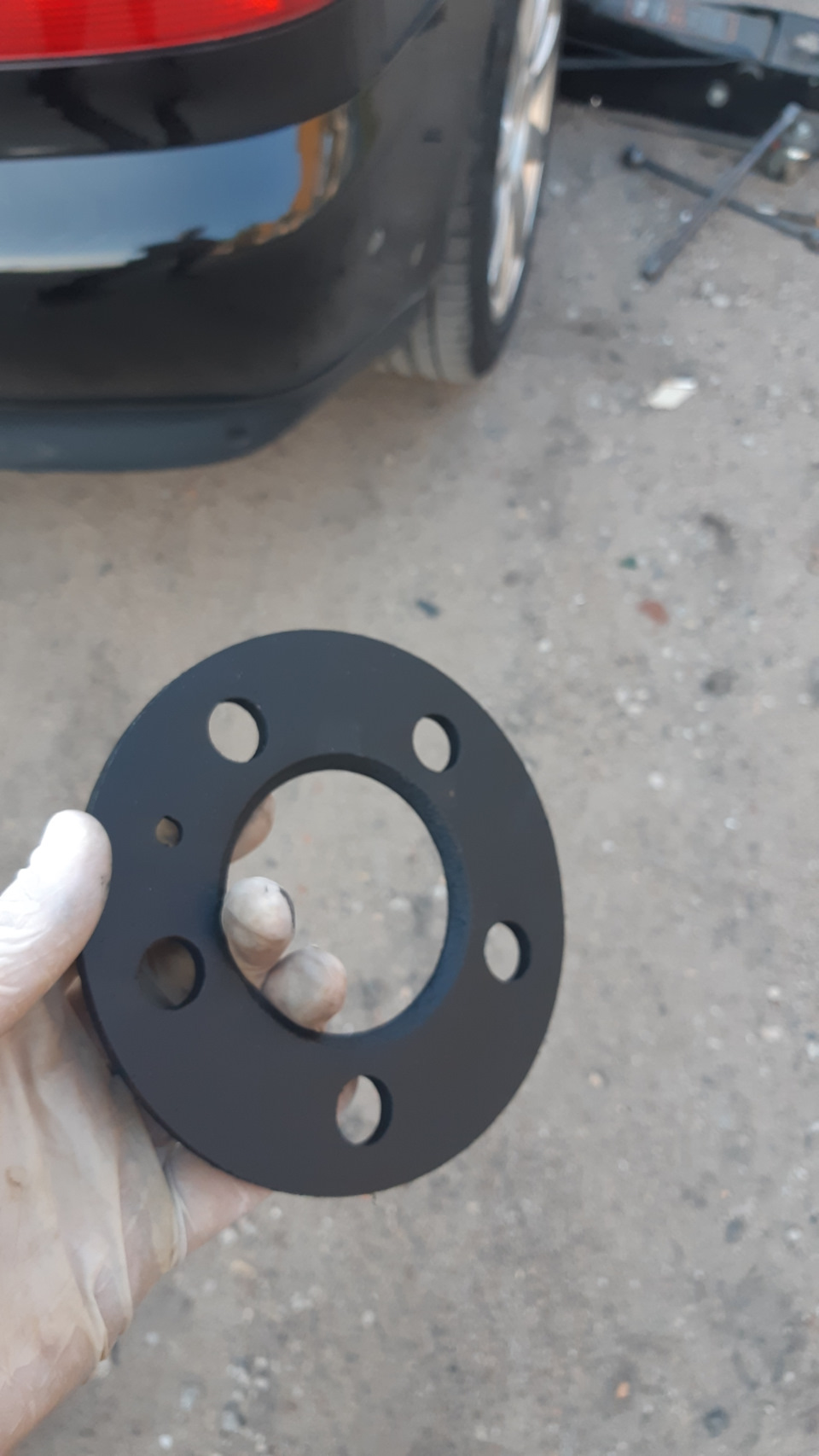 Проставки из тормозных дисков — Audi A3 (8L), 1,9 л, 2002 года ...
