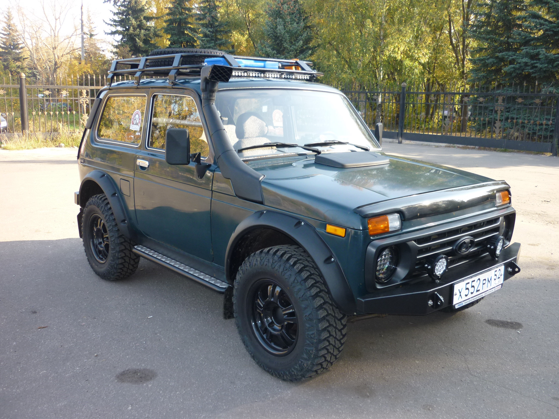 Светодиодная балка на багажник от Ежика — Lada 4x4 3D, 1,7 л, 2008 года |  аксессуары | DRIVE2