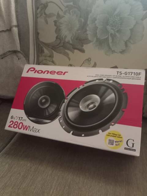 Pioneer TS G 1710f авто акустика