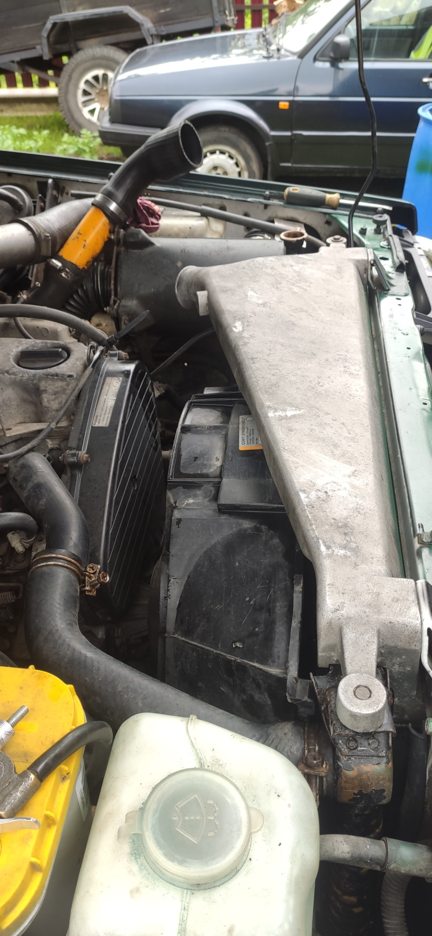 Замена вискомуфты . Промывка радиатора и интеркулера — Nissan Patrol GR ...