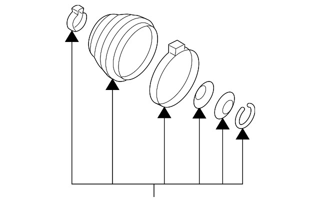 7H0498203 Пыльник ШPУCа с монтажными VAG | Запчасти на DRIVE2