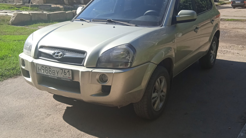 Задний дворник — Hyundai Tucson (JM), 2 л., 2008 года | поломка | DRIVE2